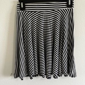 High-waist mini skirt